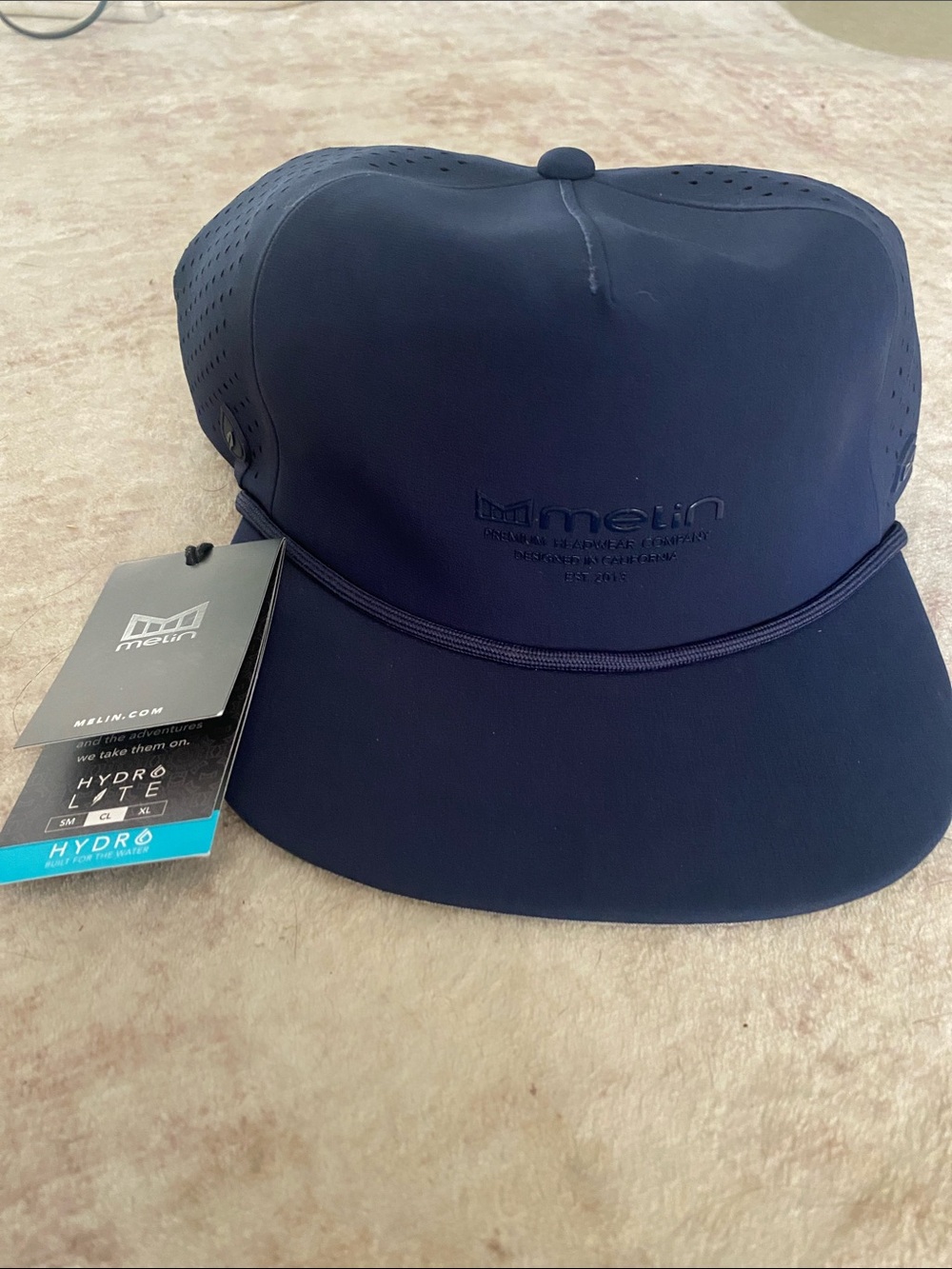 Melin Hydro Lite Men’s Swim Cap - Navy Blue